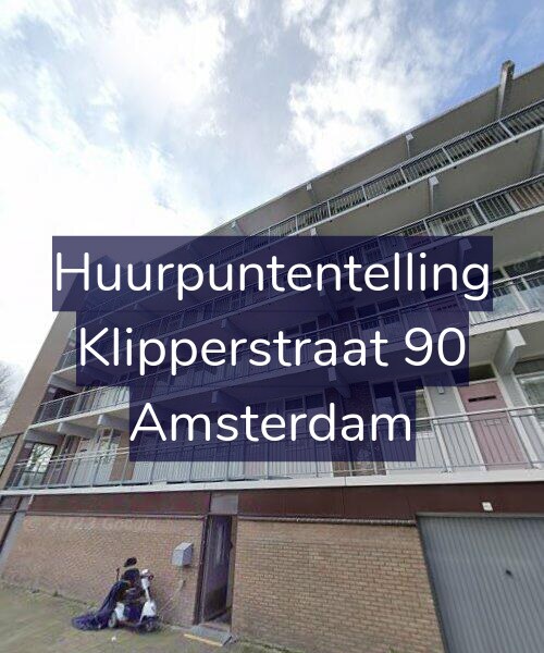 Foto gevel Huurpuntentelling voor Klipperstraat 90, Amsterdam