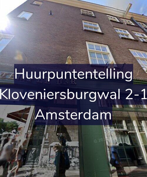 Foto gevel Huurpuntentelling voor Kloveniersburgwal 2-1, Amsterdam
