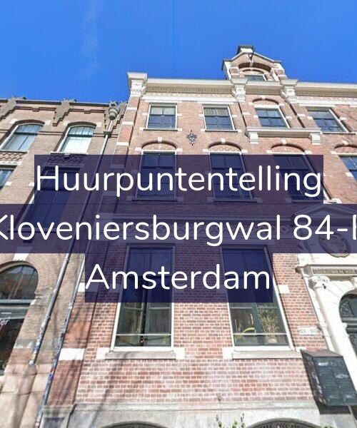 Foto gevel Huurpuntentelling voor Kloveniersburgwal 84-E, Amsterdam