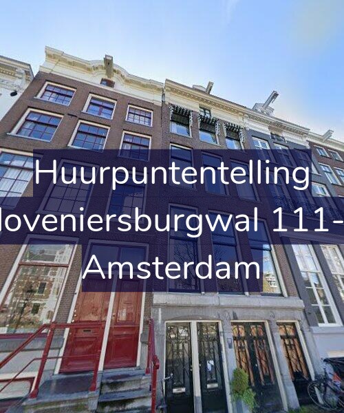 Foto gevel Huurpuntentelling voor Kloveniersburgwal 111-A, Amsterdam