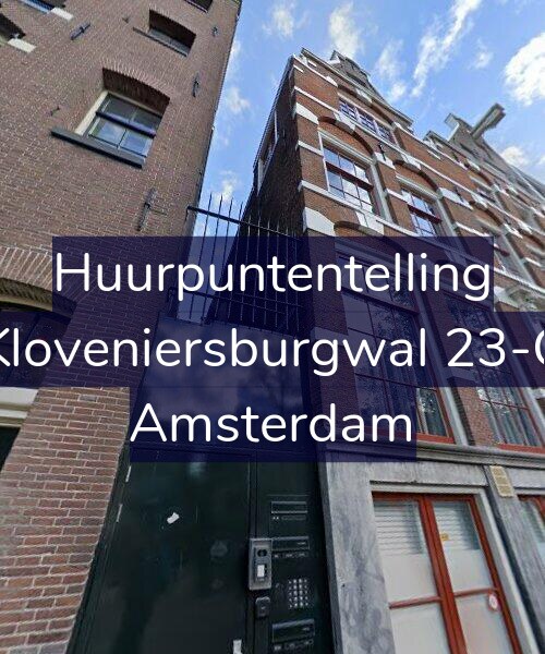 Foto gevel Huurpuntentelling voor Kloveniersburgwal 23-C, Amsterdam