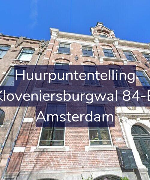 Foto gevel Huurpuntentelling voor Kloveniersburgwal 84-B, Amsterdam
