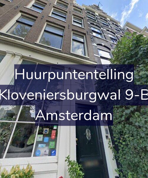 Foto gevel Huurpuntentelling voor Kloveniersburgwal 9-B, Amsterdam