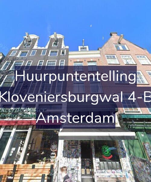 Foto gevel Huurpuntentelling voor Kloveniersburgwal 4-B, Amsterdam