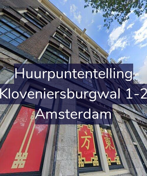 Foto gevel Huurpuntentelling voor Kloveniersburgwal 1-2, Amsterdam
