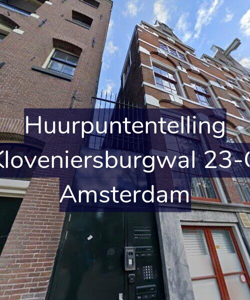 Foto gevel Huurpuntentelling voor Kloveniersburgwal 23-G, Amsterdam