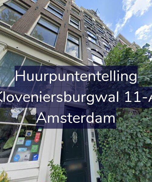 Foto gevel Huurpuntentelling voor Kloveniersburgwal 11-A, Amsterdam