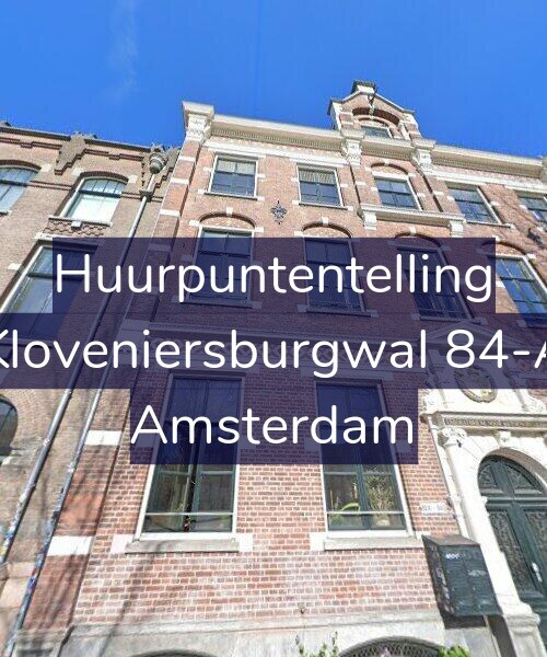 Foto gevel Huurpuntentelling voor Kloveniersburgwal 84-A, Amsterdam