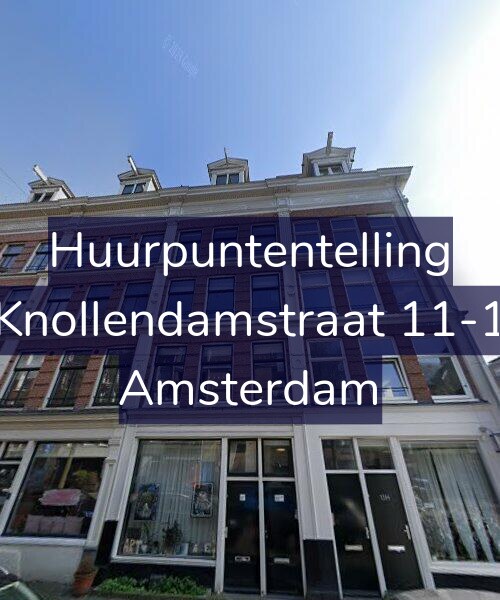 Foto gevel Huurpuntentelling voor Knollendamstraat 11-1, Amsterdam