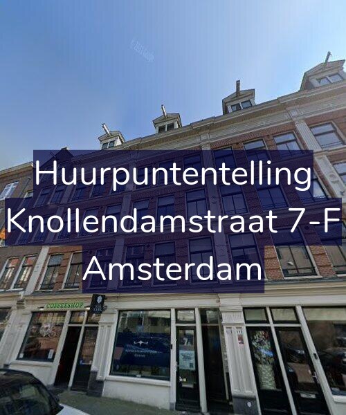 Foto gevel Huurpuntentelling voor Knollendamstraat 7-F, Amsterdam