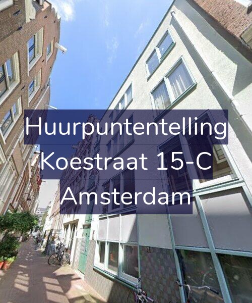 Foto gevel Huurpuntentelling voor Koestraat 15-C, Amsterdam