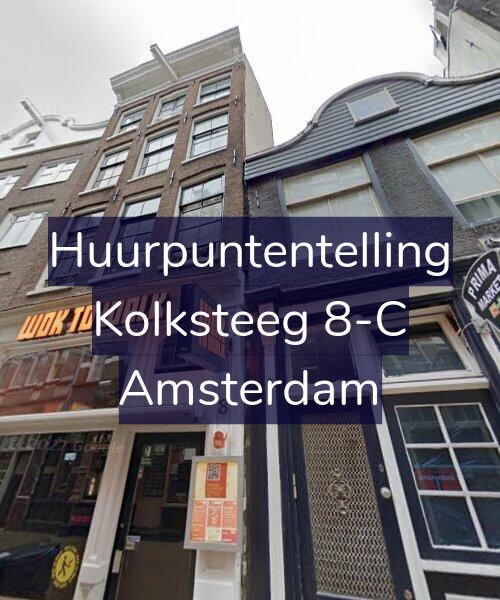 Foto gevel Huurpuntentelling voor Kolksteeg 8-C, Amsterdam