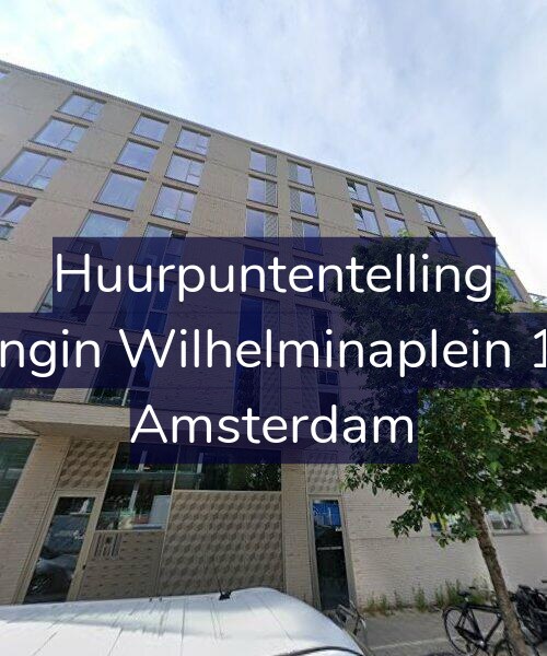Foto gevel Huurpuntentelling voor Koningin Wilhelminaplein 1020, Amsterdam