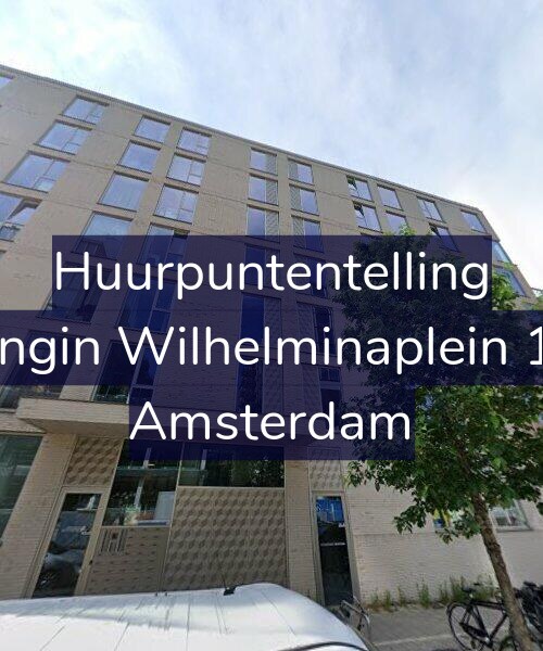 Foto gevel Huurpuntentelling voor Koningin Wilhelminaplein 1042, Amsterdam