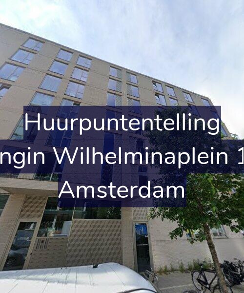 Foto gevel Huurpuntentelling voor Koningin Wilhelminaplein 1060, Amsterdam