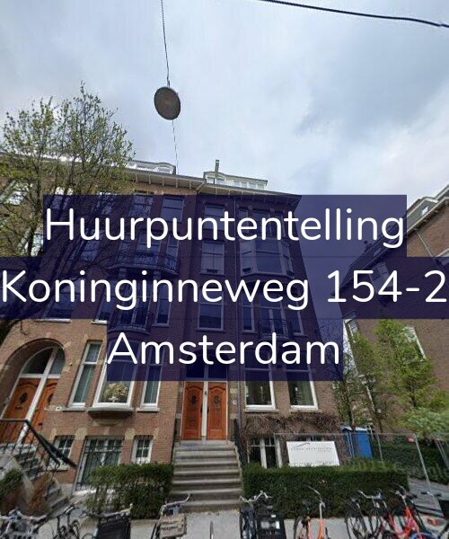 Foto gevel Huurpuntentelling voor Koninginneweg 154-2, Amsterdam