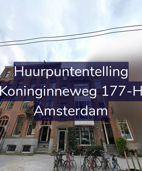 Foto gevel Huurpuntentelling voor Koninginneweg 177-H, Amsterdam
