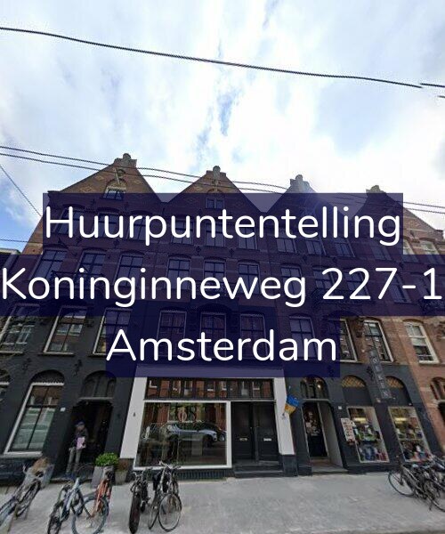 Foto gevel Huurpuntentelling voor Koninginneweg 227-1, Amsterdam