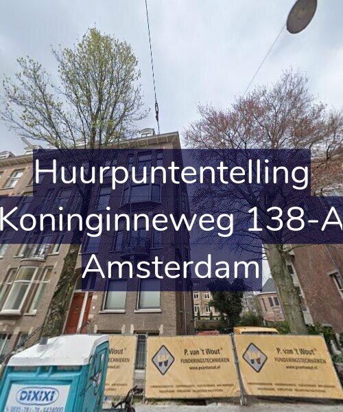 Foto gevel Huurpuntentelling voor Koninginneweg 138-A, Amsterdam