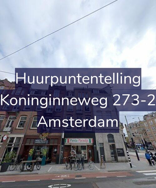 Foto gevel Huurpuntentelling voor Koninginneweg 273-2, Amsterdam