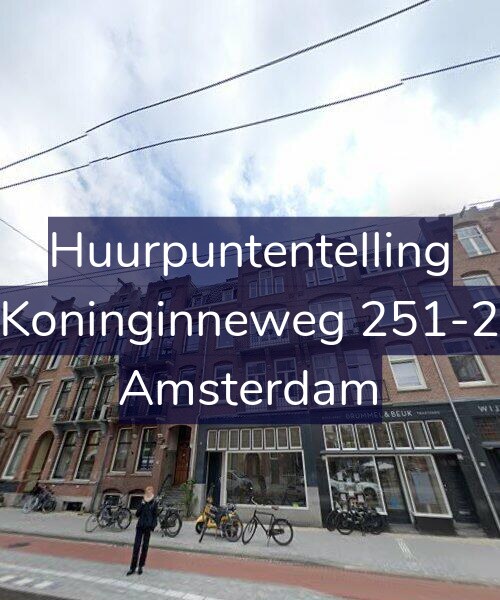 Foto gevel Huurpuntentelling voor Koninginneweg 251-2, Amsterdam