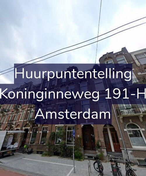 Foto gevel Huurpuntentelling voor Koninginneweg 191-H, Amsterdam