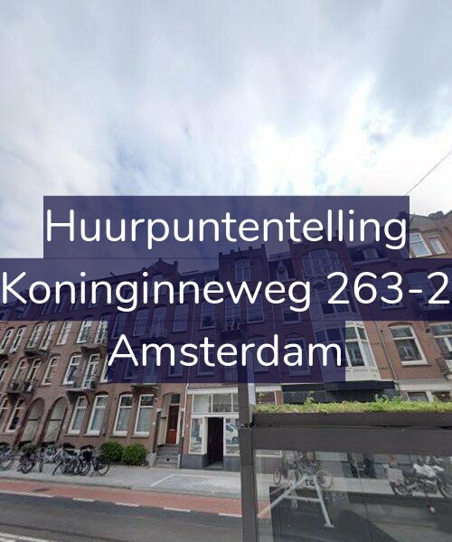Foto gevel Huurpuntentelling voor Koninginneweg 263-2, Amsterdam