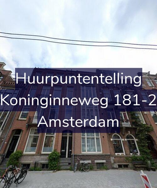 Foto gevel Huurpuntentelling voor Koninginneweg 181-2, Amsterdam