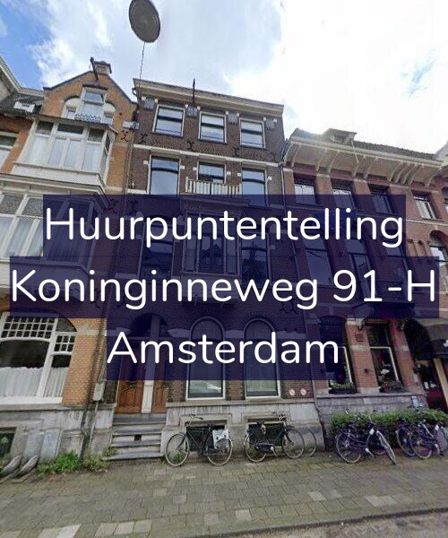 Foto gevel Huurpuntentelling voor Koninginneweg 91-H, Amsterdam