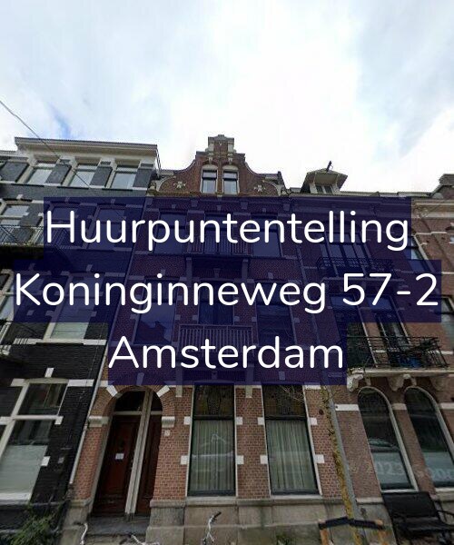 Foto gevel Huurpuntentelling voor Koninginneweg 57-2, Amsterdam