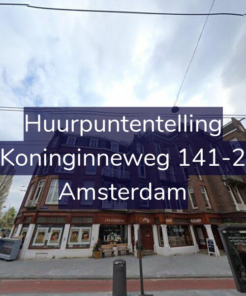 Foto gevel Huurpuntentelling voor Koninginneweg 141-2, Amsterdam