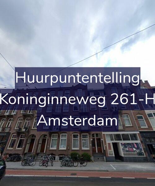 Foto gevel Huurpuntentelling voor Koninginneweg 261-H, Amsterdam