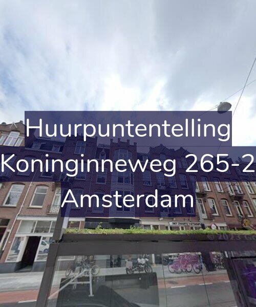 Foto gevel Huurpuntentelling voor Koninginneweg 265-2, Amsterdam