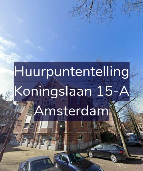 Foto gevel Huurpuntentelling voor Koningslaan 15-A, Amsterdam