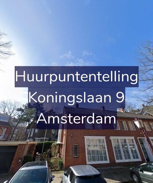 Foto gevel Huurpuntentelling voor Koningslaan 9, Amsterdam
