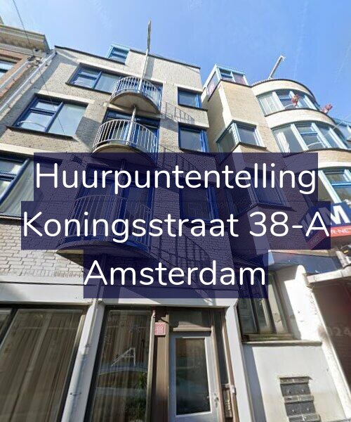 Foto gevel Huurpuntentelling voor Koningsstraat 38-A, Amsterdam