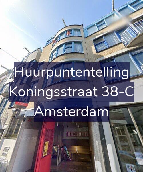 Foto gevel Huurpuntentelling voor Koningsstraat 38-C, Amsterdam