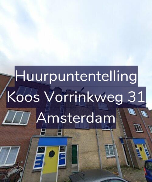 Foto gevel Huurpuntentelling voor Koos Vorrinkweg 31, Amsterdam