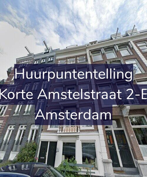 Foto gevel Huurpuntentelling voor Korte Amstelstraat 2-E, Amsterdam