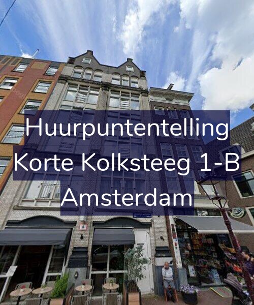 Foto gevel Huurpuntentelling voor Korte Kolksteeg 1-B, Amsterdam