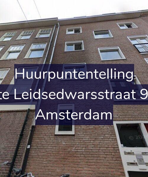 Foto gevel Huurpuntentelling voor Korte Leidsedwarsstraat 94-C, Amsterdam