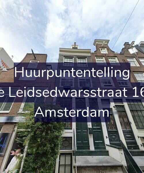 Foto gevel Huurpuntentelling voor Korte Leidsedwarsstraat 161-H, Amsterdam