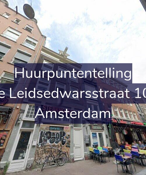 Foto gevel Huurpuntentelling voor Korte Leidsedwarsstraat 105-C, Amsterdam