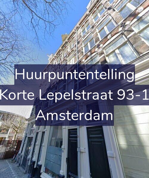 Foto gevel Huurpuntentelling voor Korte Lepelstraat 93-1, Amsterdam
