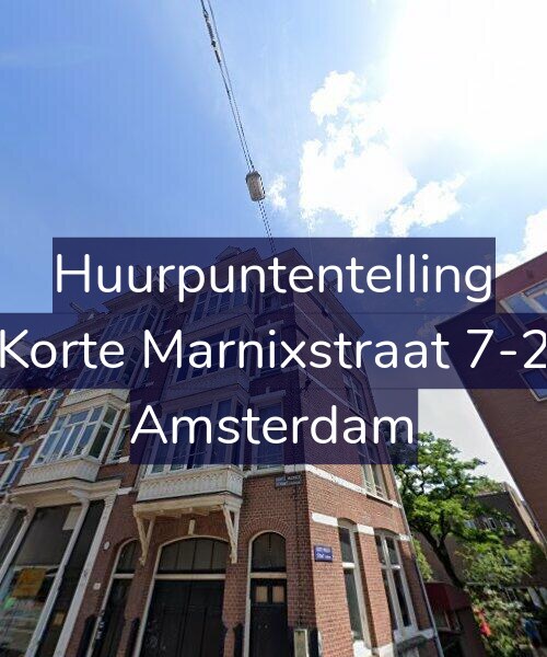 Foto gevel Huurpuntentelling voor Korte Marnixstraat 7-2, Amsterdam