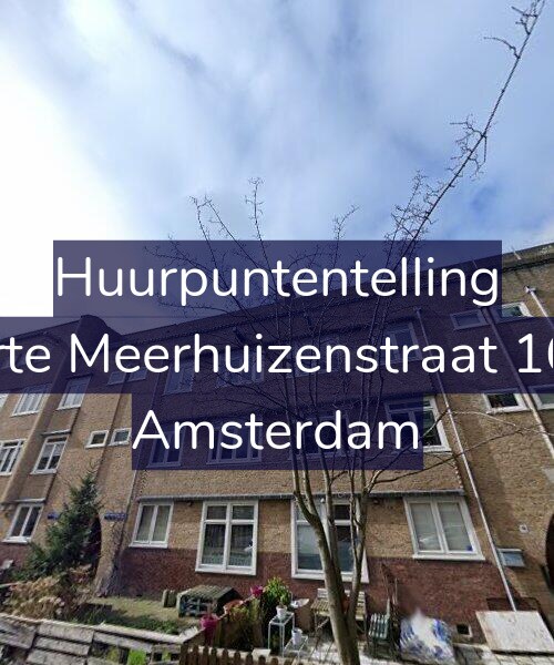 Foto gevel Huurpuntentelling voor Korte Meerhuizenstraat 16-2, Amsterdam