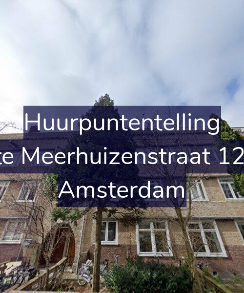 Foto gevel Huurpuntentelling voor Korte Meerhuizenstraat 12-3A, Amsterdam