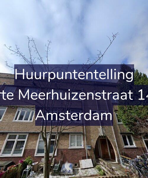 Foto gevel Huurpuntentelling voor Korte Meerhuizenstraat 14-2, Amsterdam