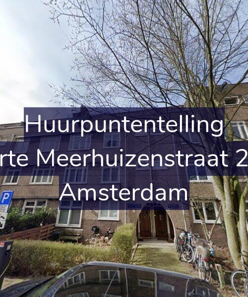 Foto gevel Huurpuntentelling voor Korte Meerhuizenstraat 2-H, Amsterdam