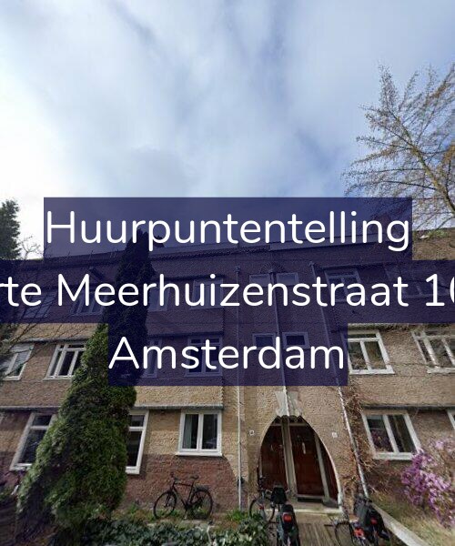 Foto gevel Huurpuntentelling voor Korte Meerhuizenstraat 10-1, Amsterdam